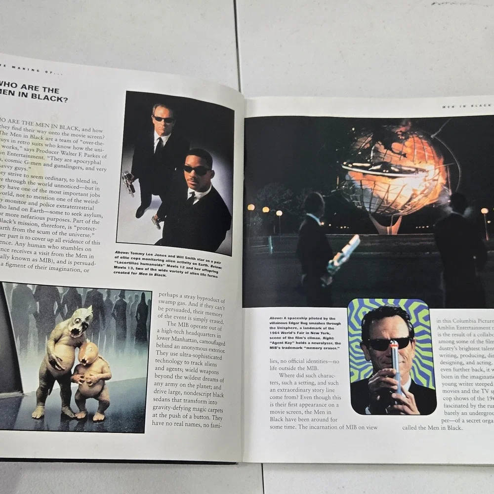 Men In Black The Script and the Story Behind the Film MIB Movie Companion Book